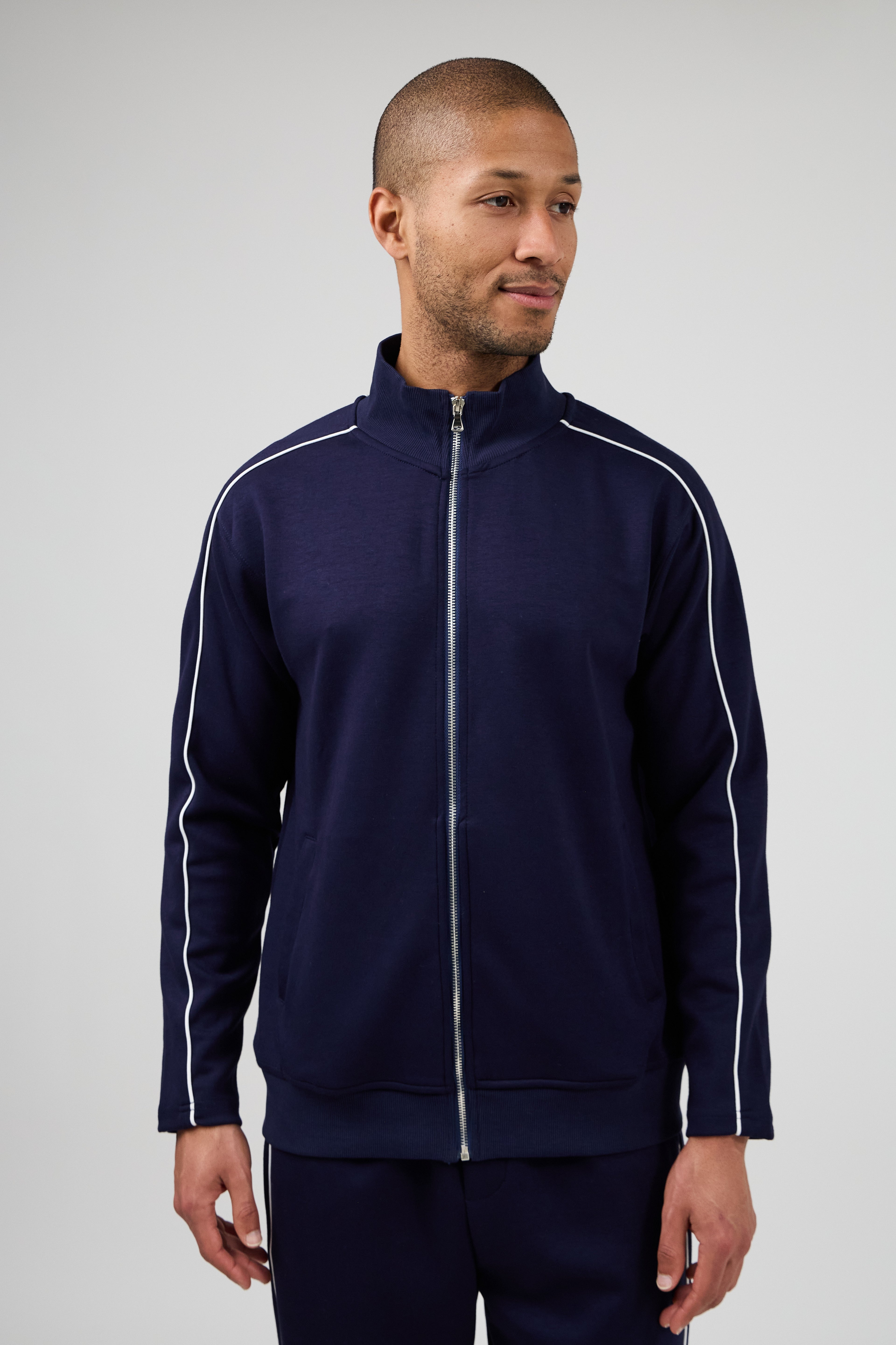 Ensemble de survêtement homme décontracté à veste zippée