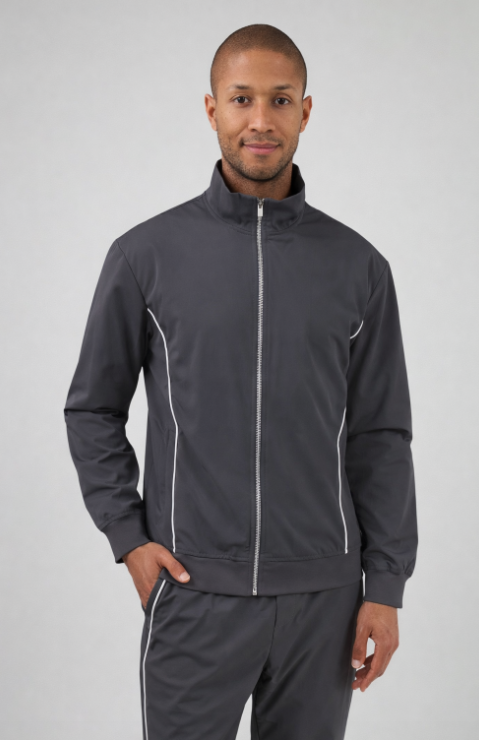 Ensemble sportif pour homme avec veste zippée et pantalon assorti