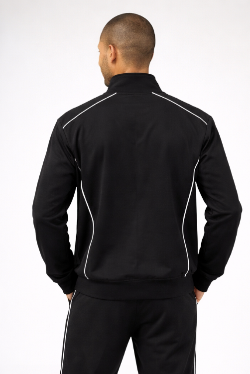 Ensemble sportif pour homme avec veste zippée et pantalon assorti