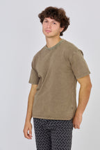 Plain Washed T-Shirt - White