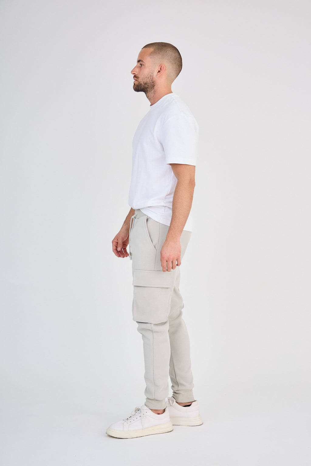 Pantalon Cargo Beige
