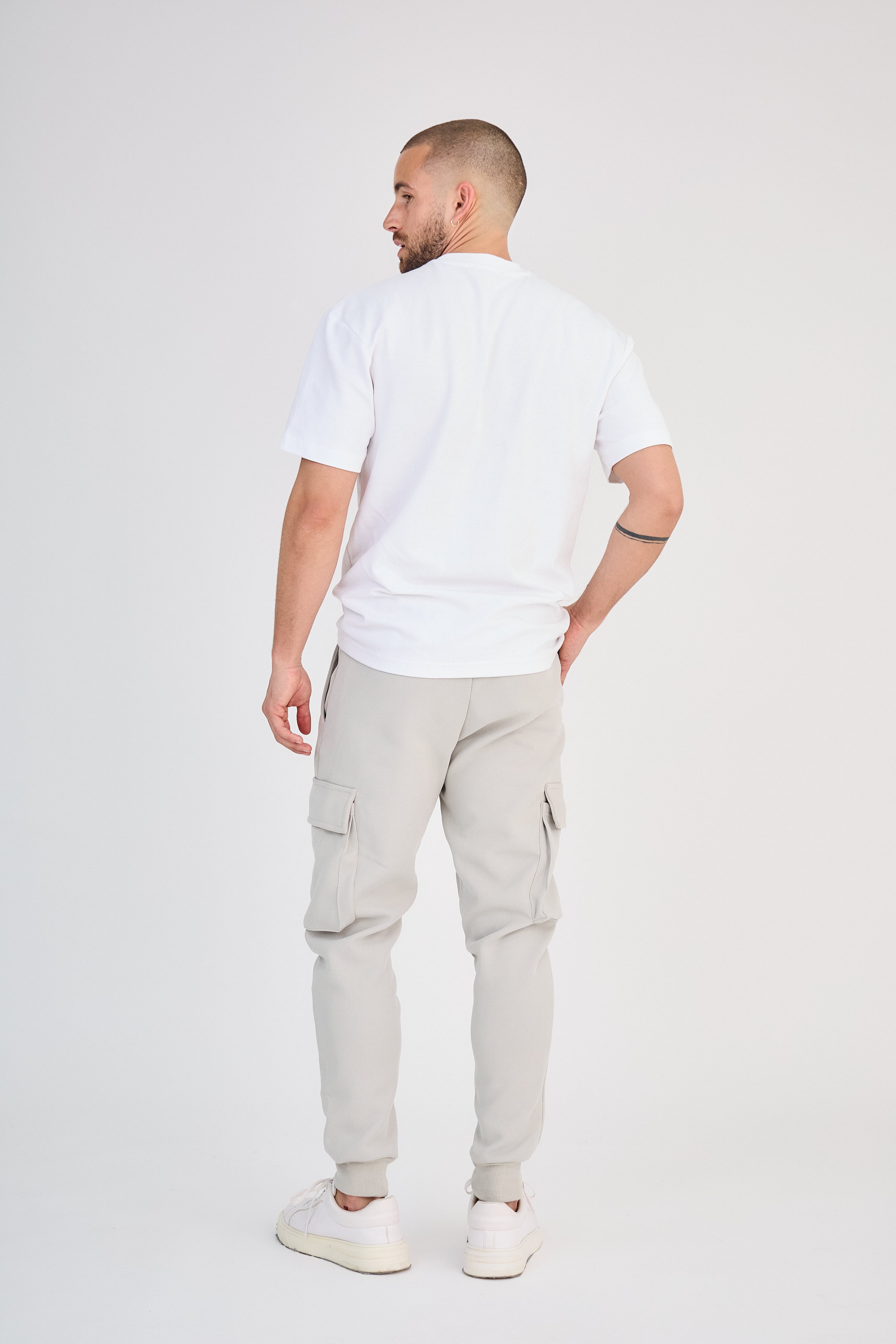 Pantalon Cargo Beige