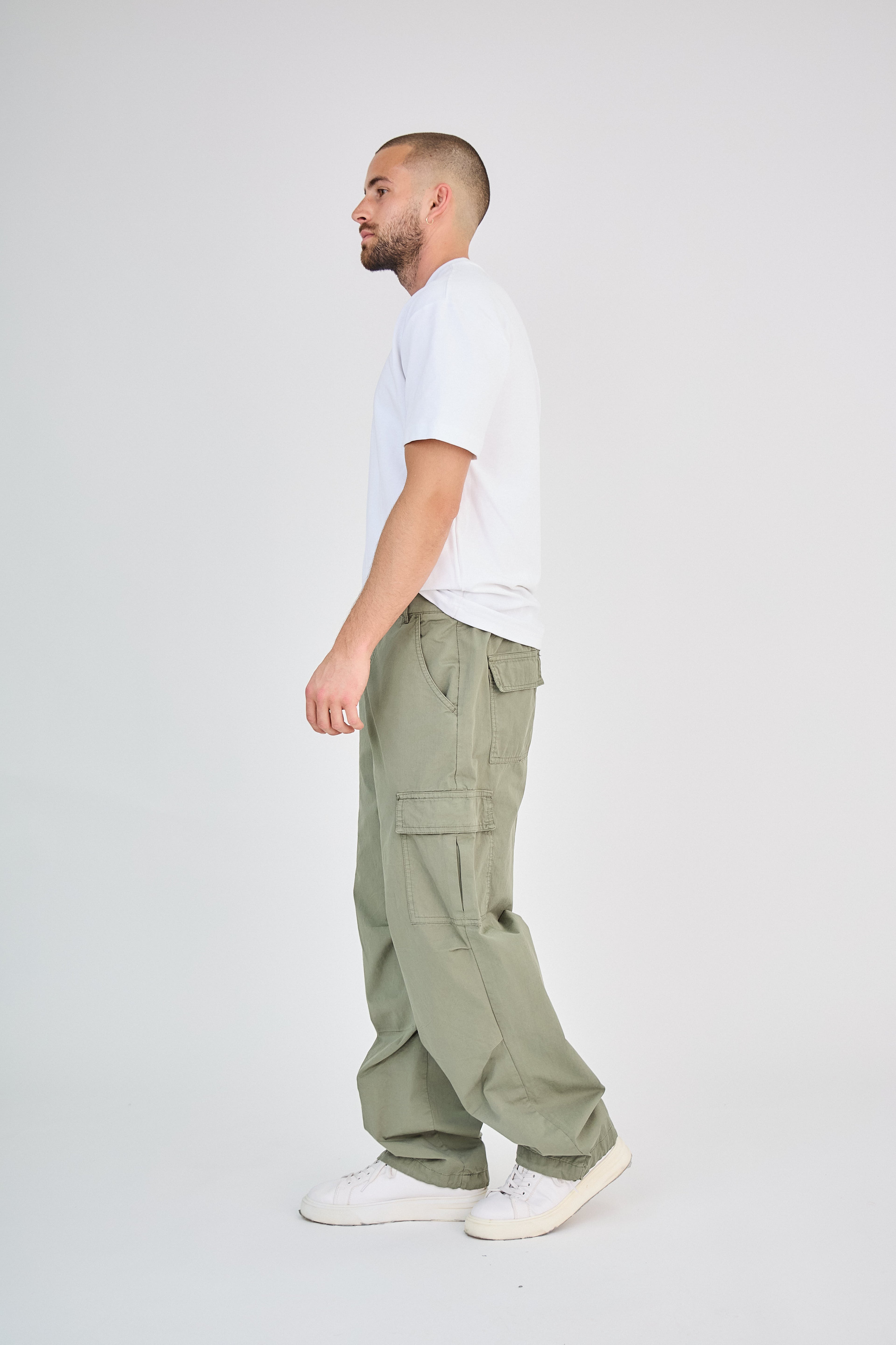 Pantalon Cargo Vert