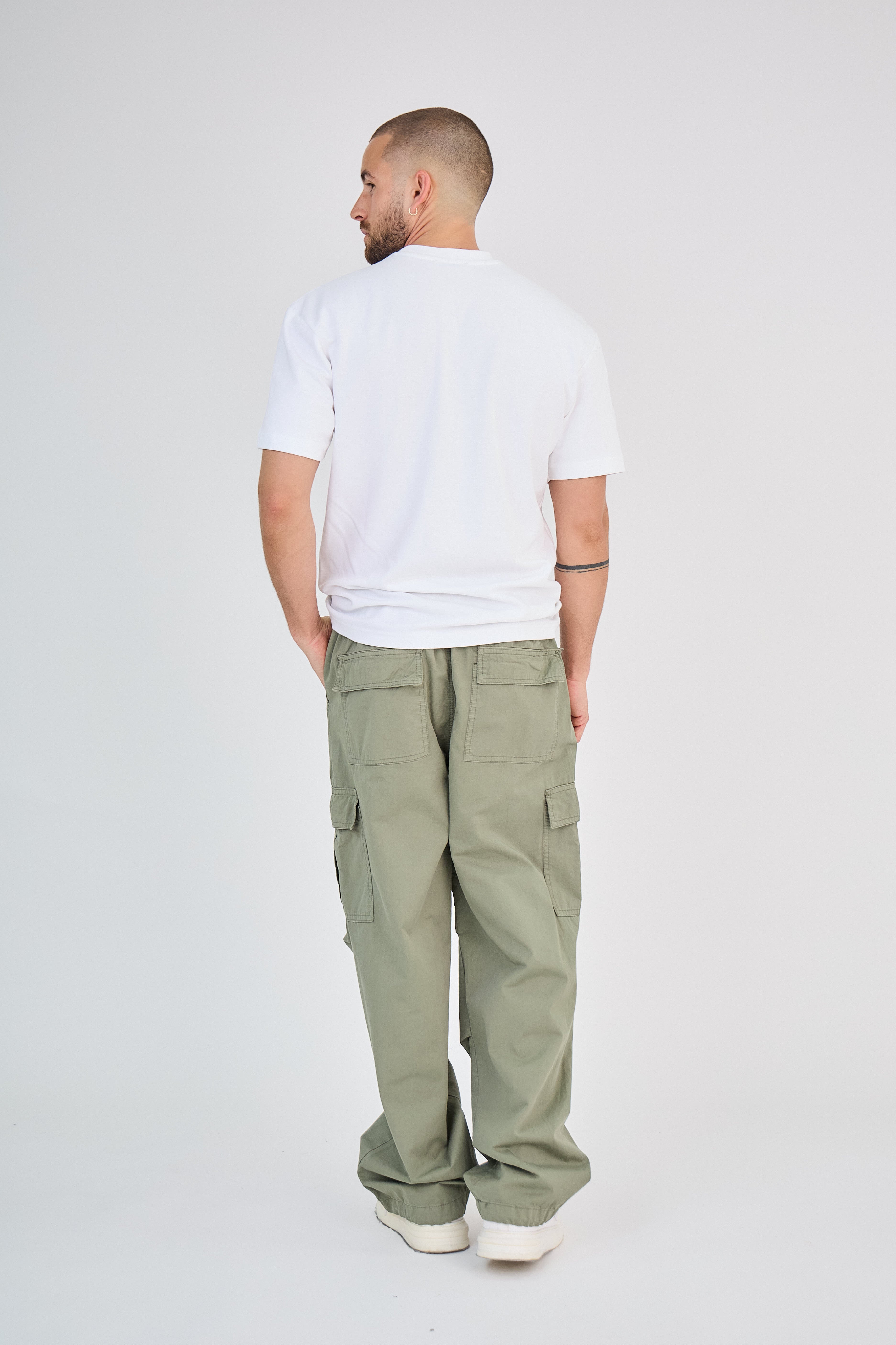 Pantalon Cargo Vert
