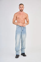 Medium Blue Wide Jeans