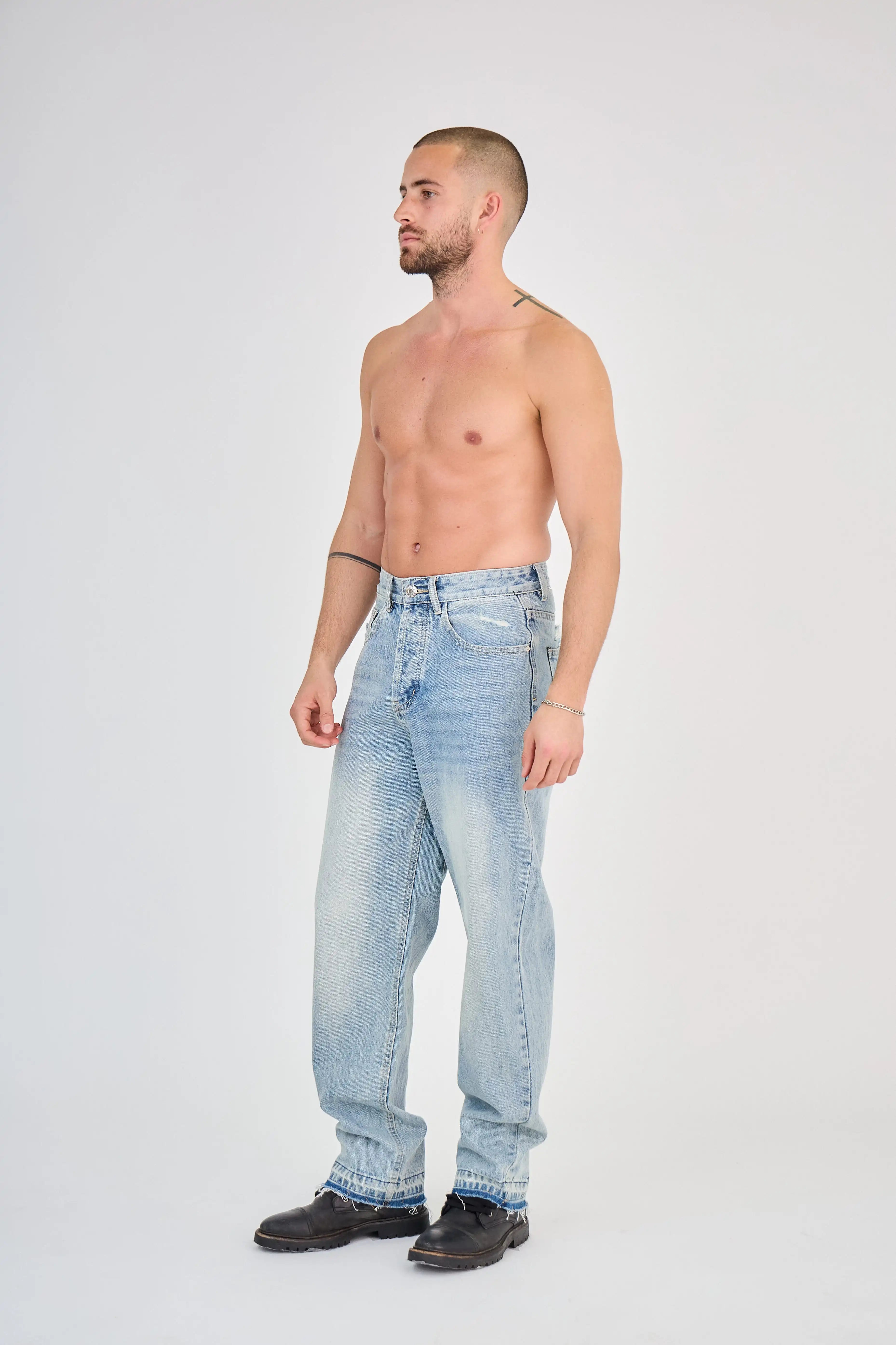 Jean Large Bleu Moyen