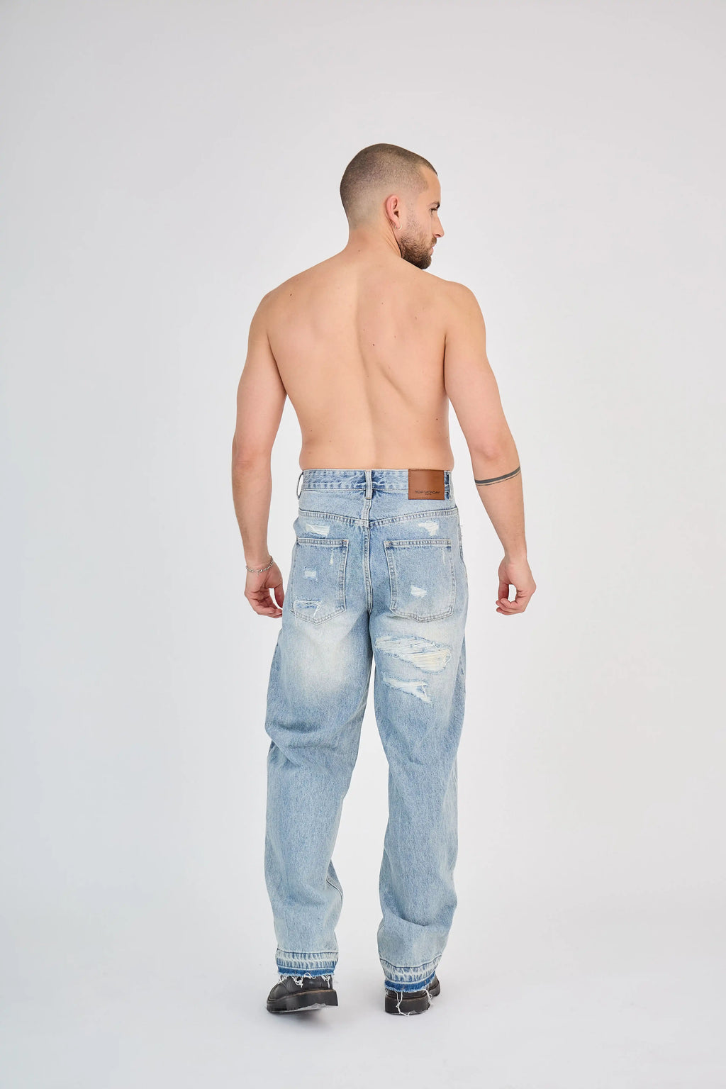 Jean Large Bleu Moyen