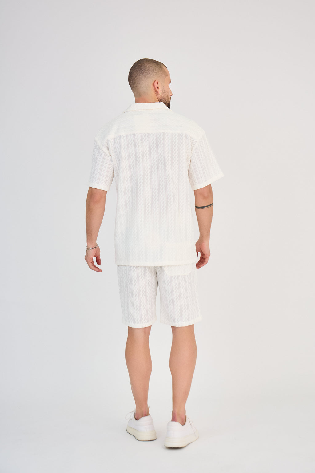 Ensemble Texturé Écru