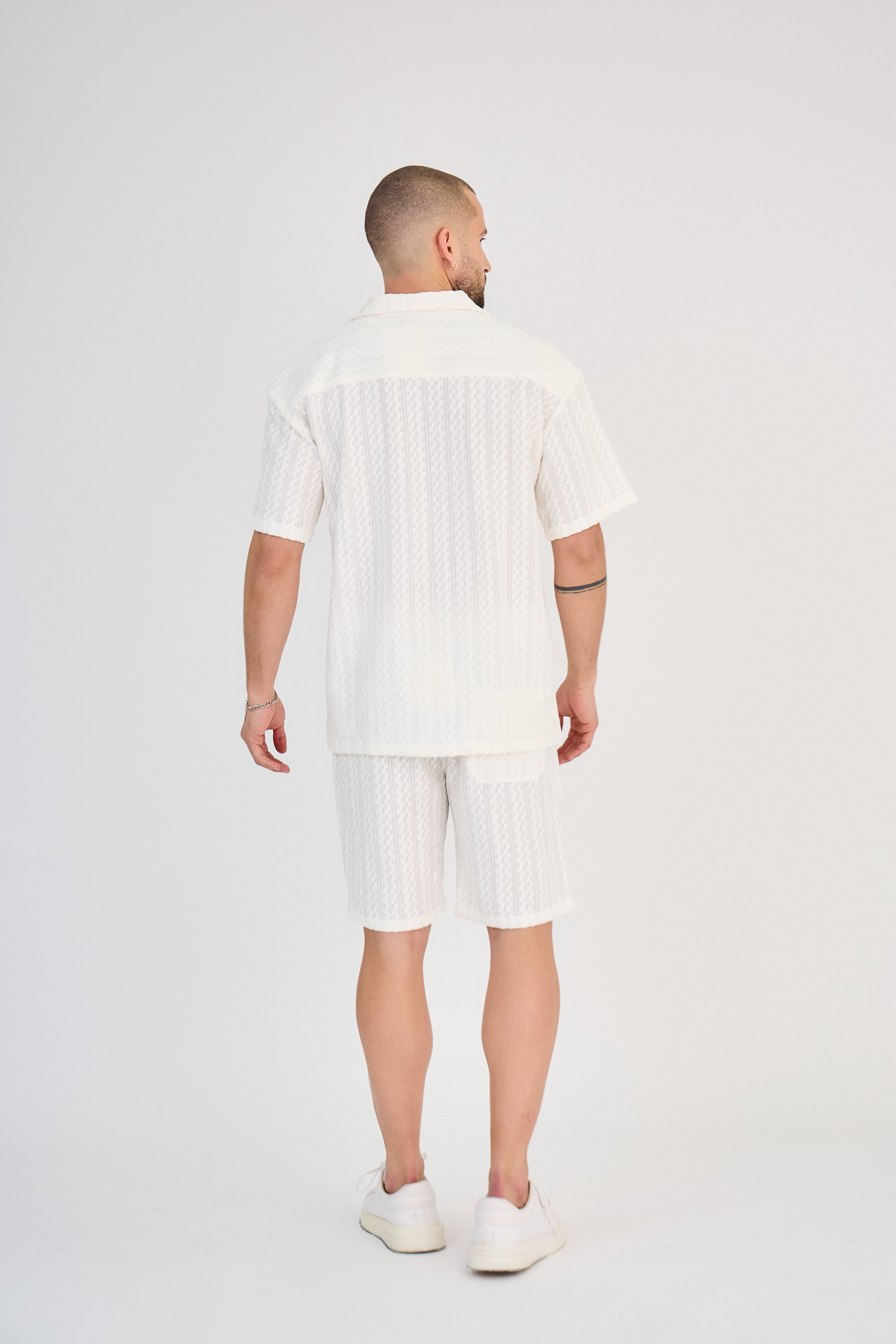 Ensemble Texturé Écru