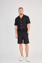 Black Textured Set