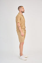 Caramel Relief Stripe Set