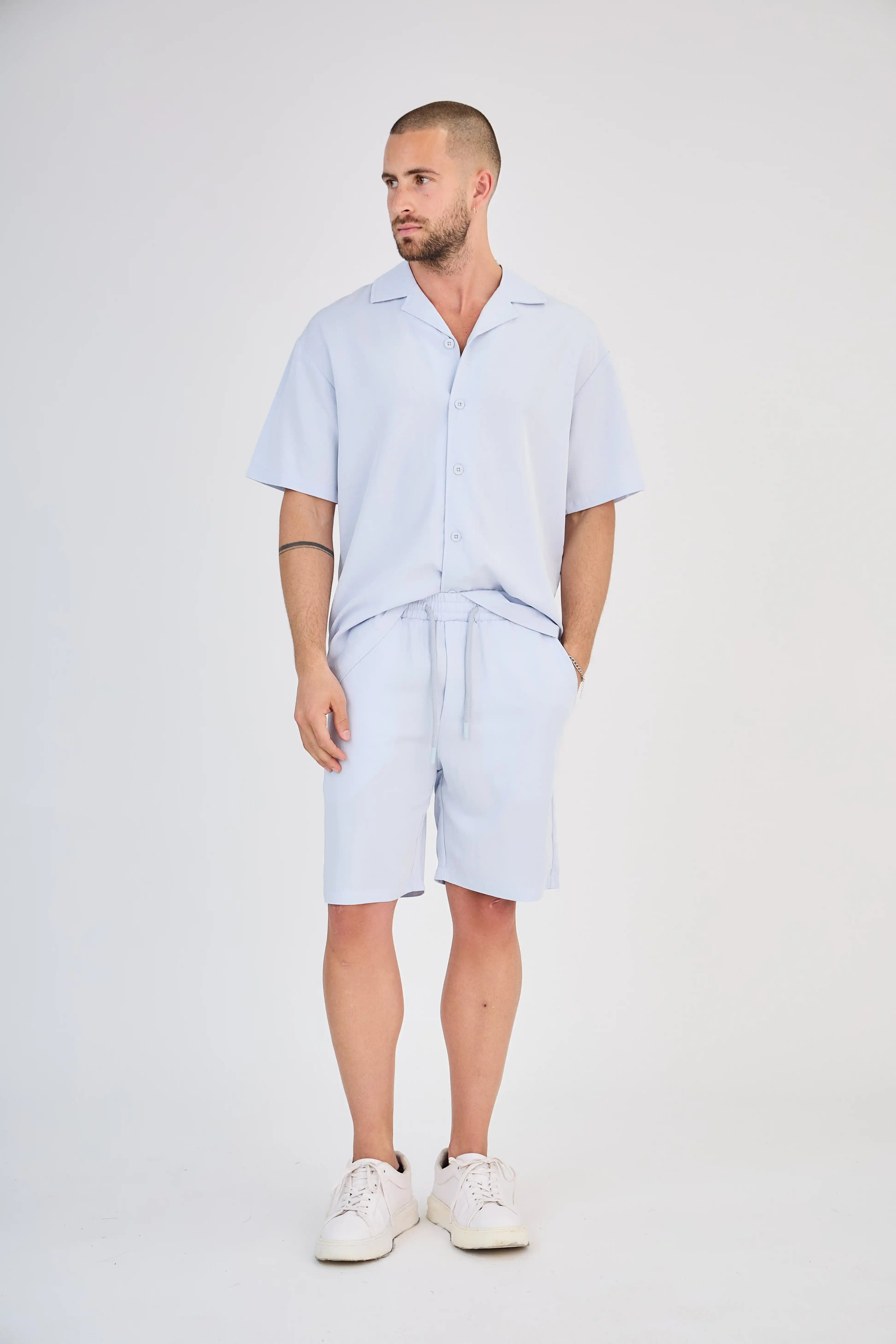 Ensemble Fluide Bleu Clair Short