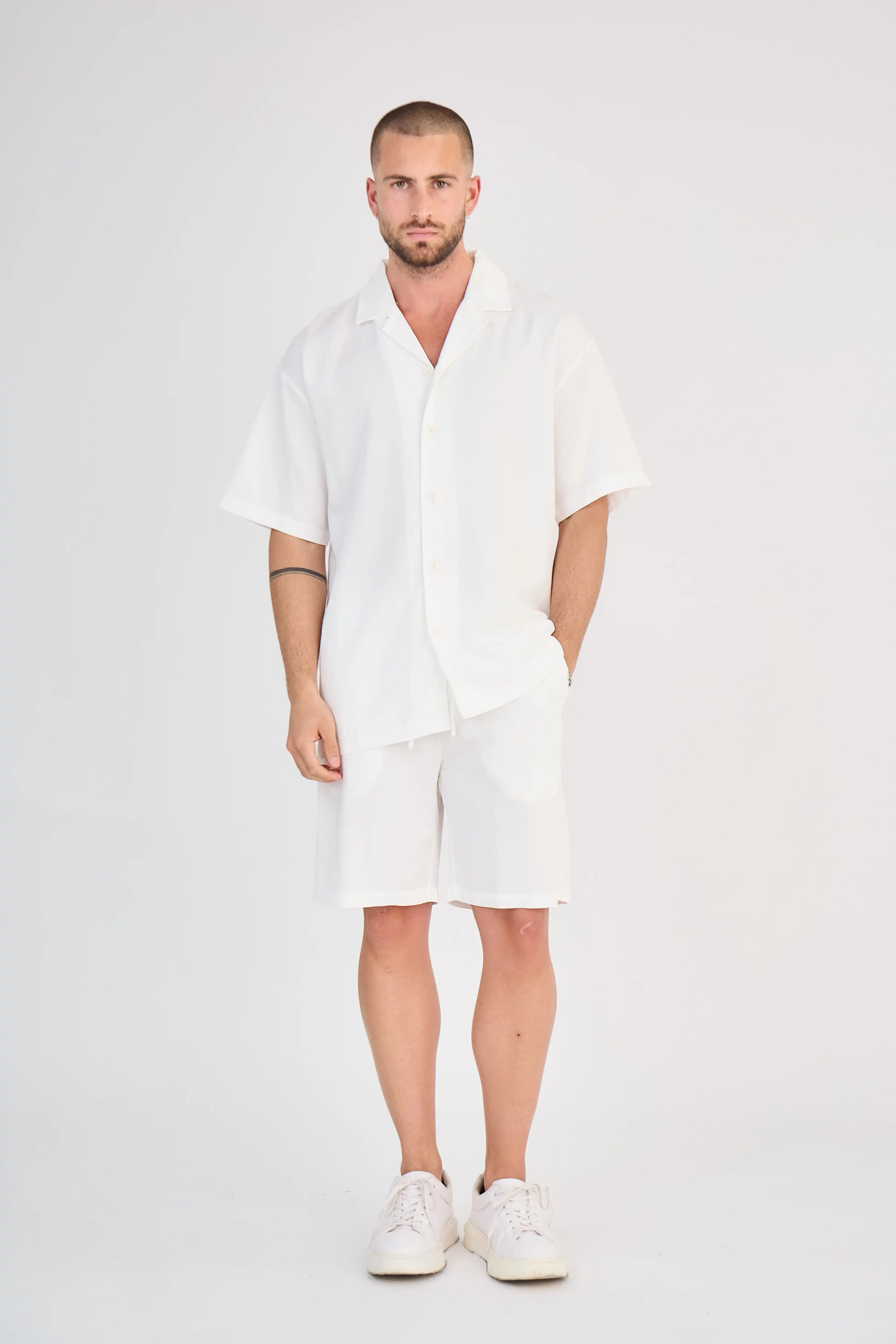 Ensemble Fluide Blanc Short