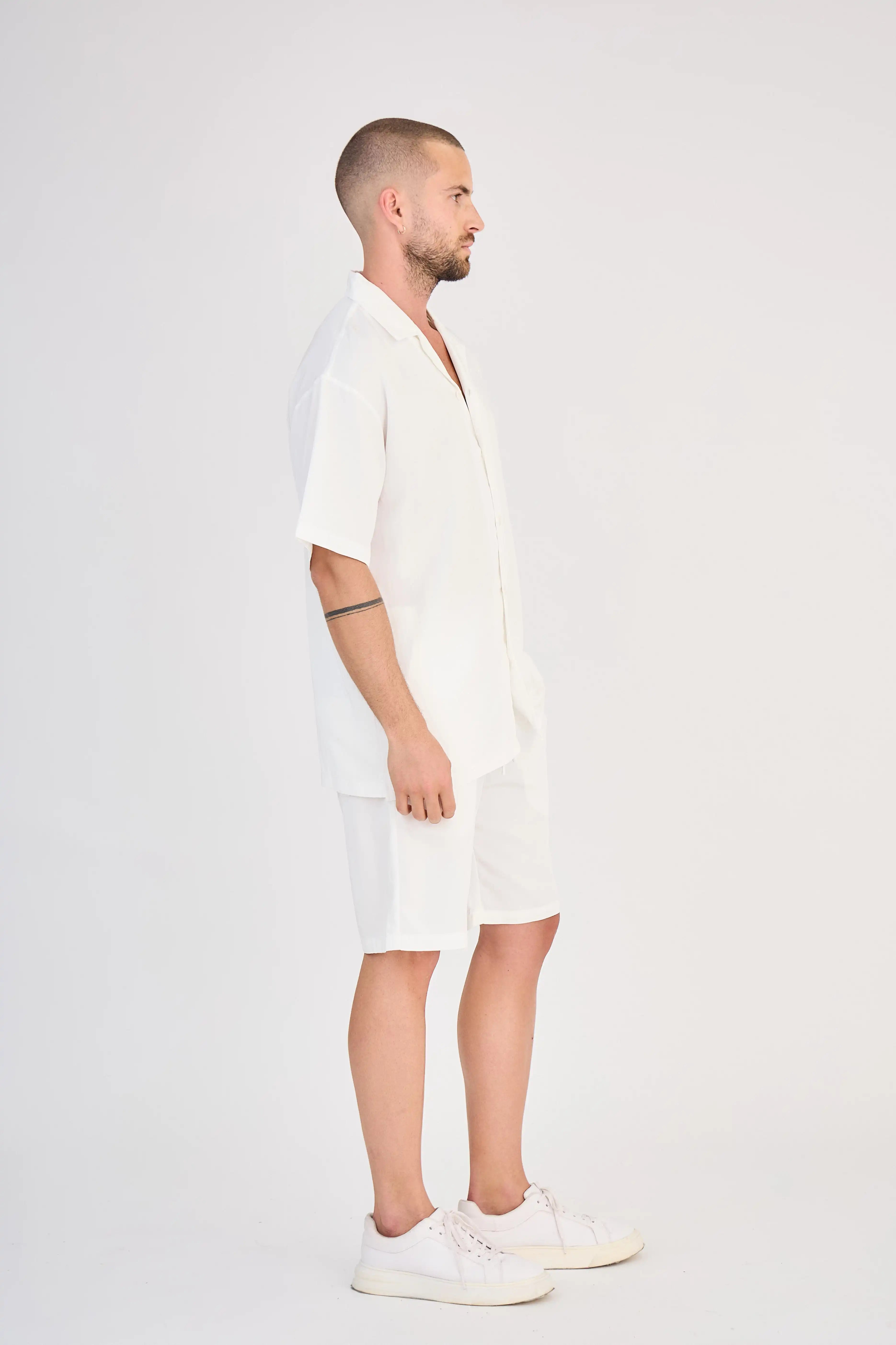 Ensemble Fluide Blanc Short