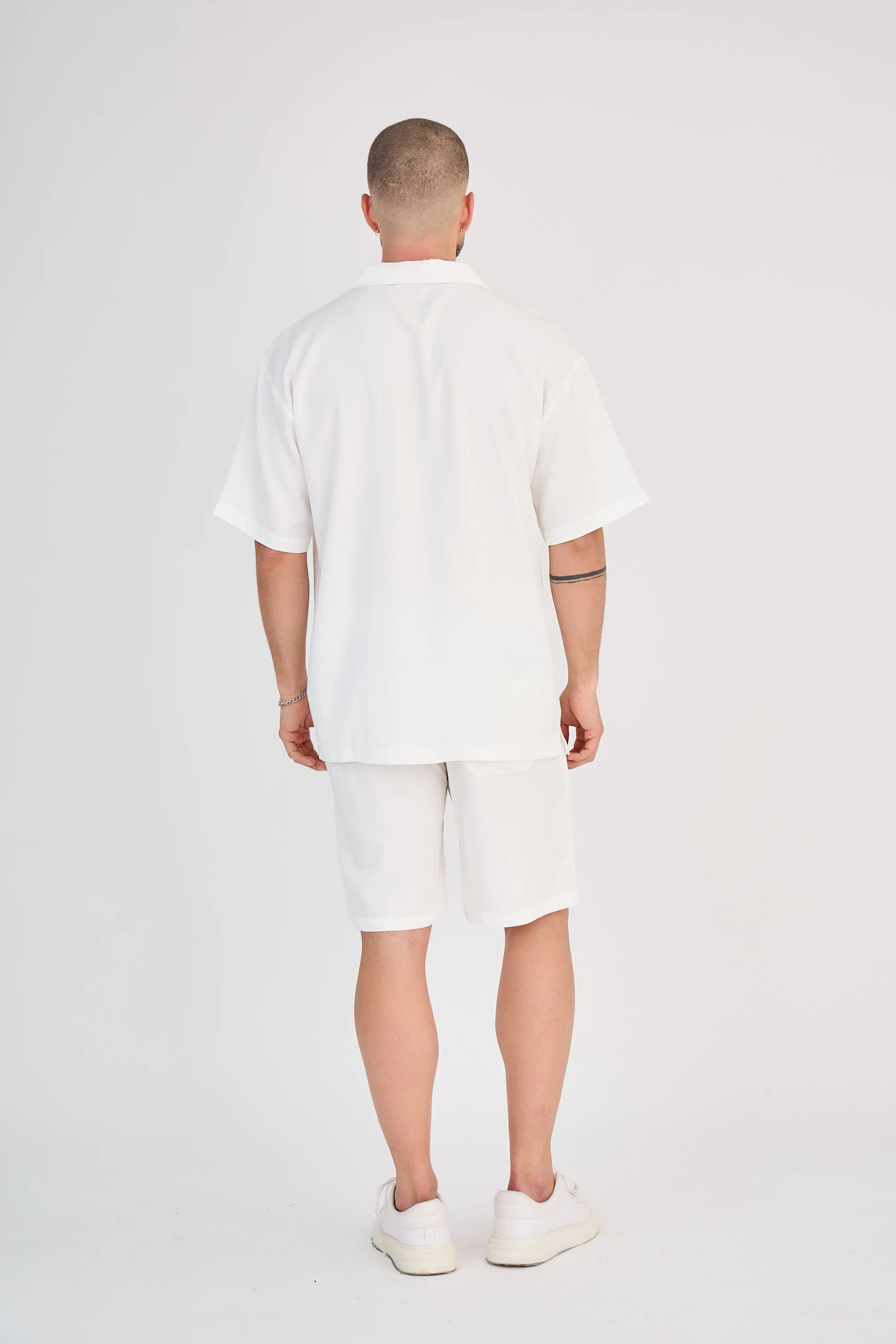 Ensemble Fluide Blanc Short