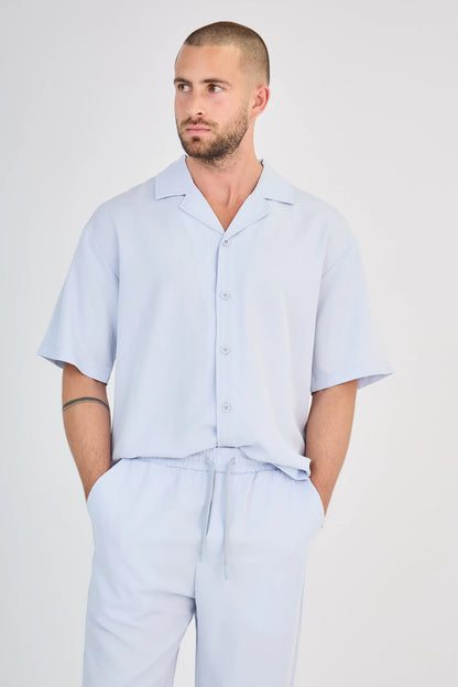 Ensemble Fluide Bleu Clair Pantalon