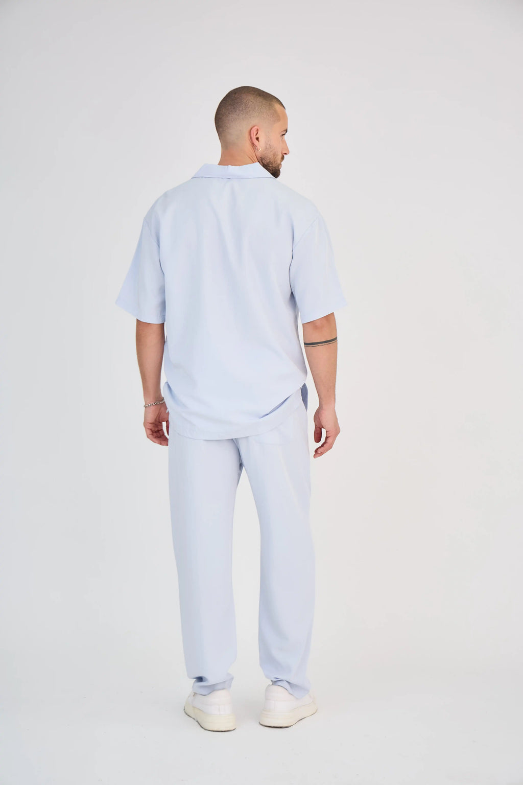 Ensemble Fluide Bleu Clair Pantalon