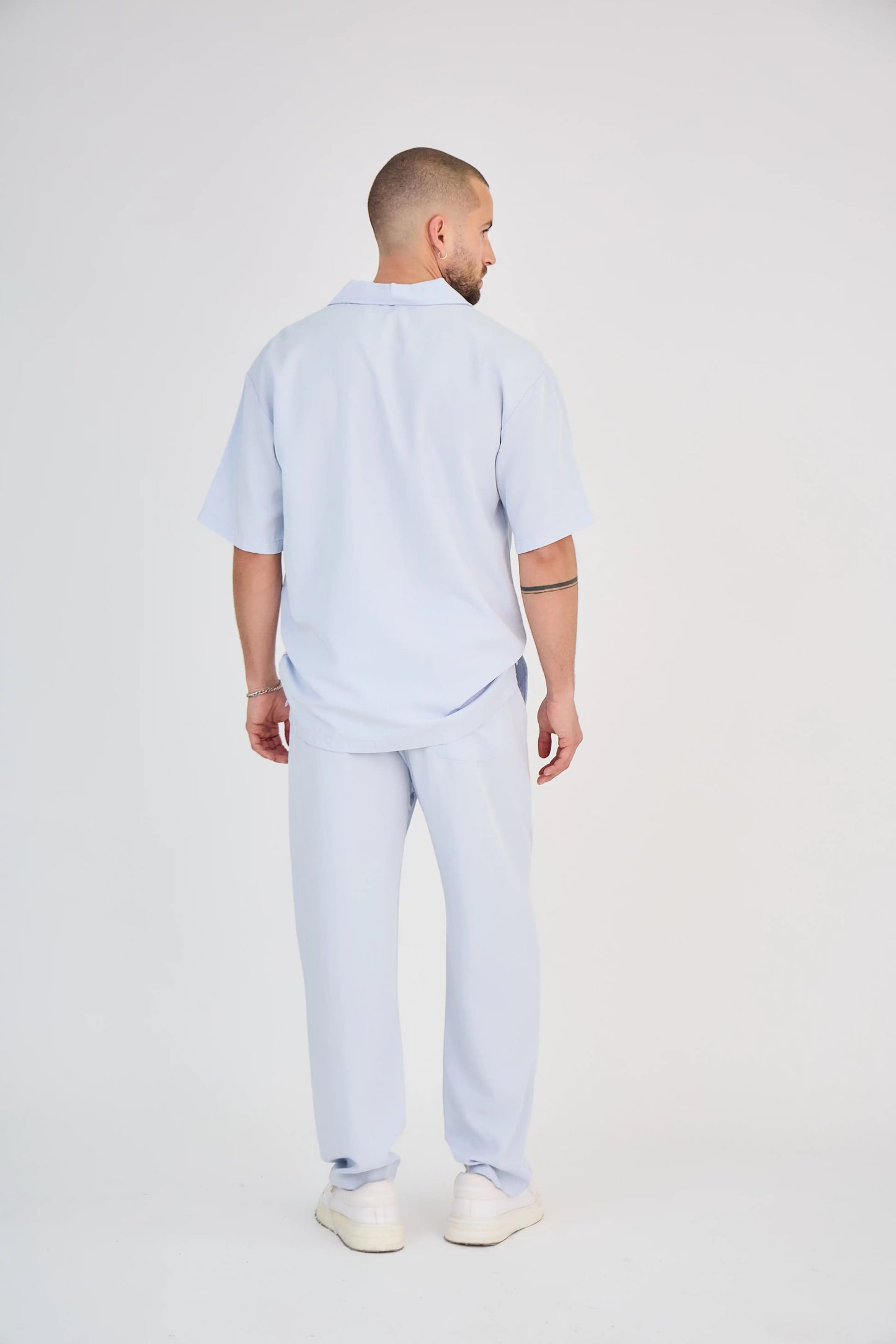 Ensemble Fluide Bleu Clair Pantalon