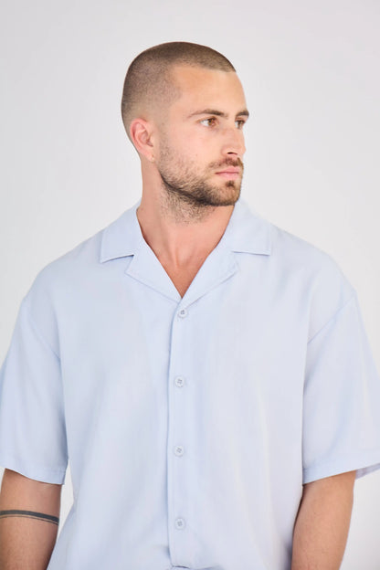 Ensemble Fluide Bleu Clair Pantalon