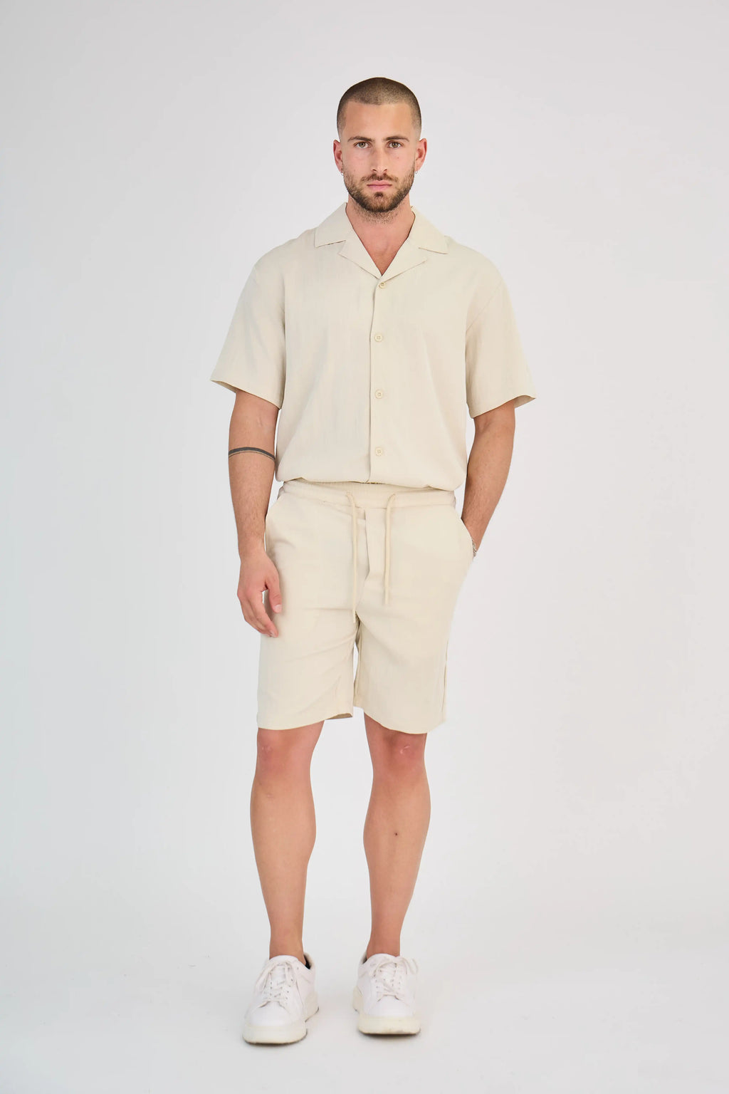 Ensemble Fluide Beige Short