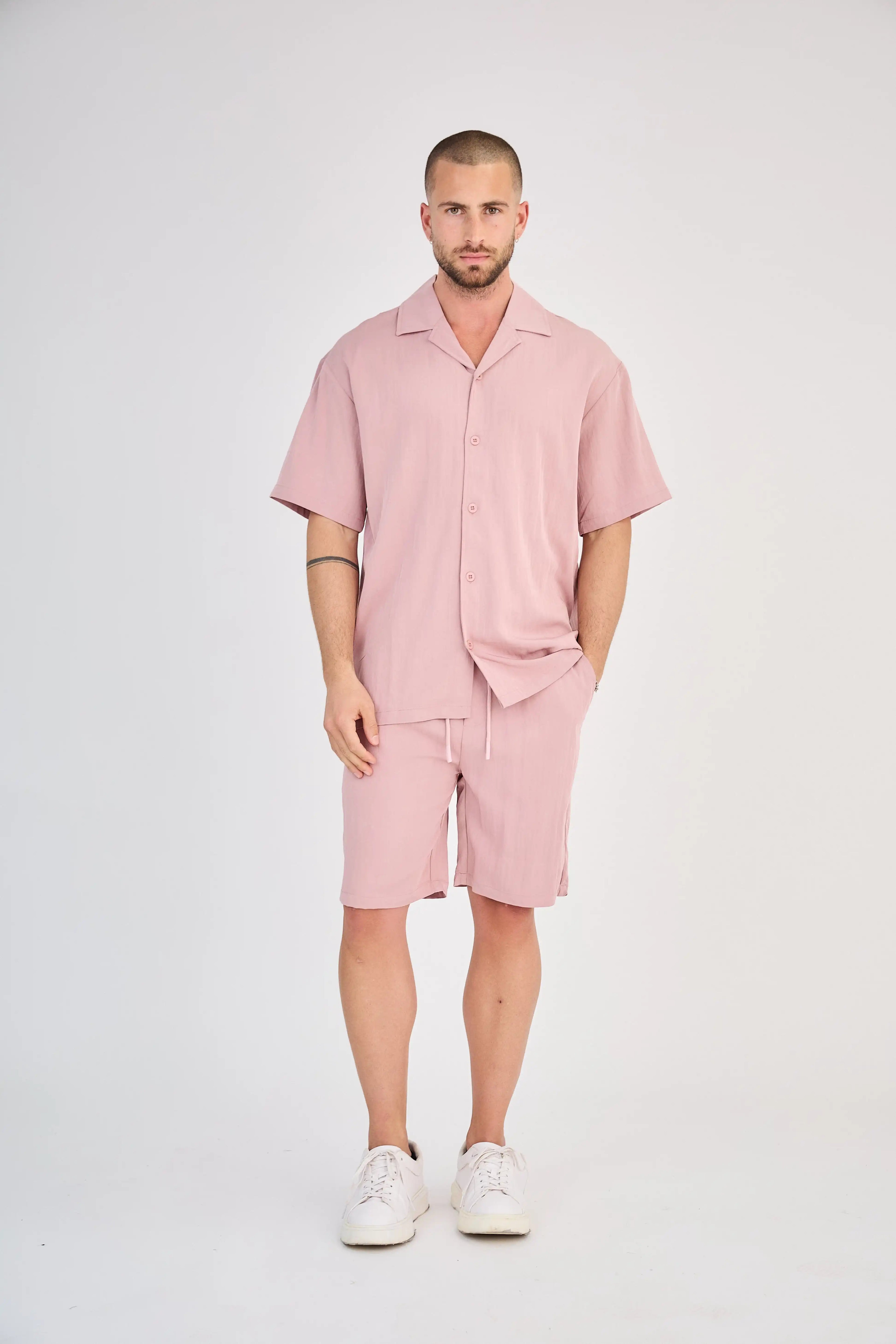 Ensemble Fluide Vieux Rose Short