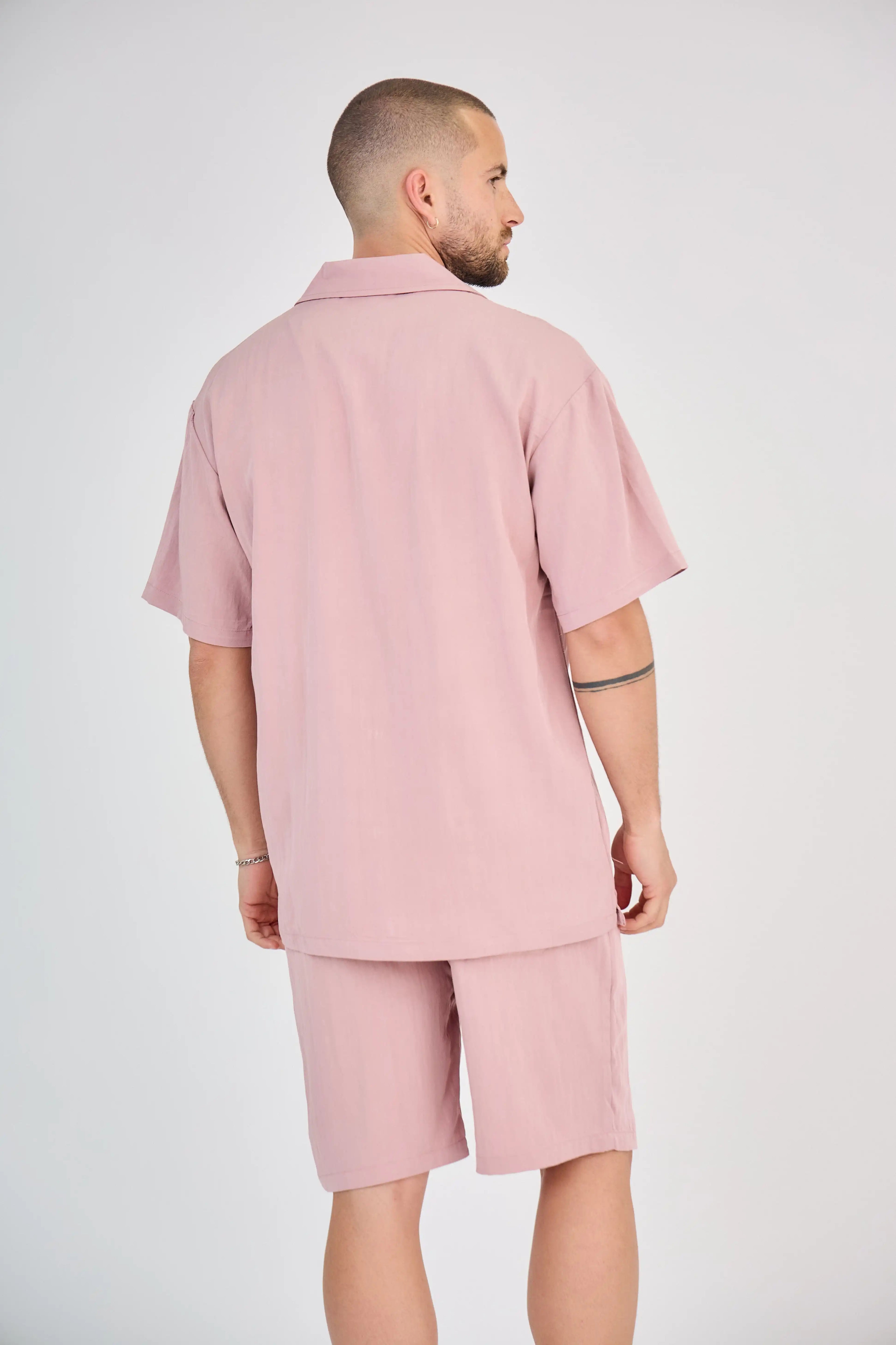 Ensemble Fluide Vieux Rose Short