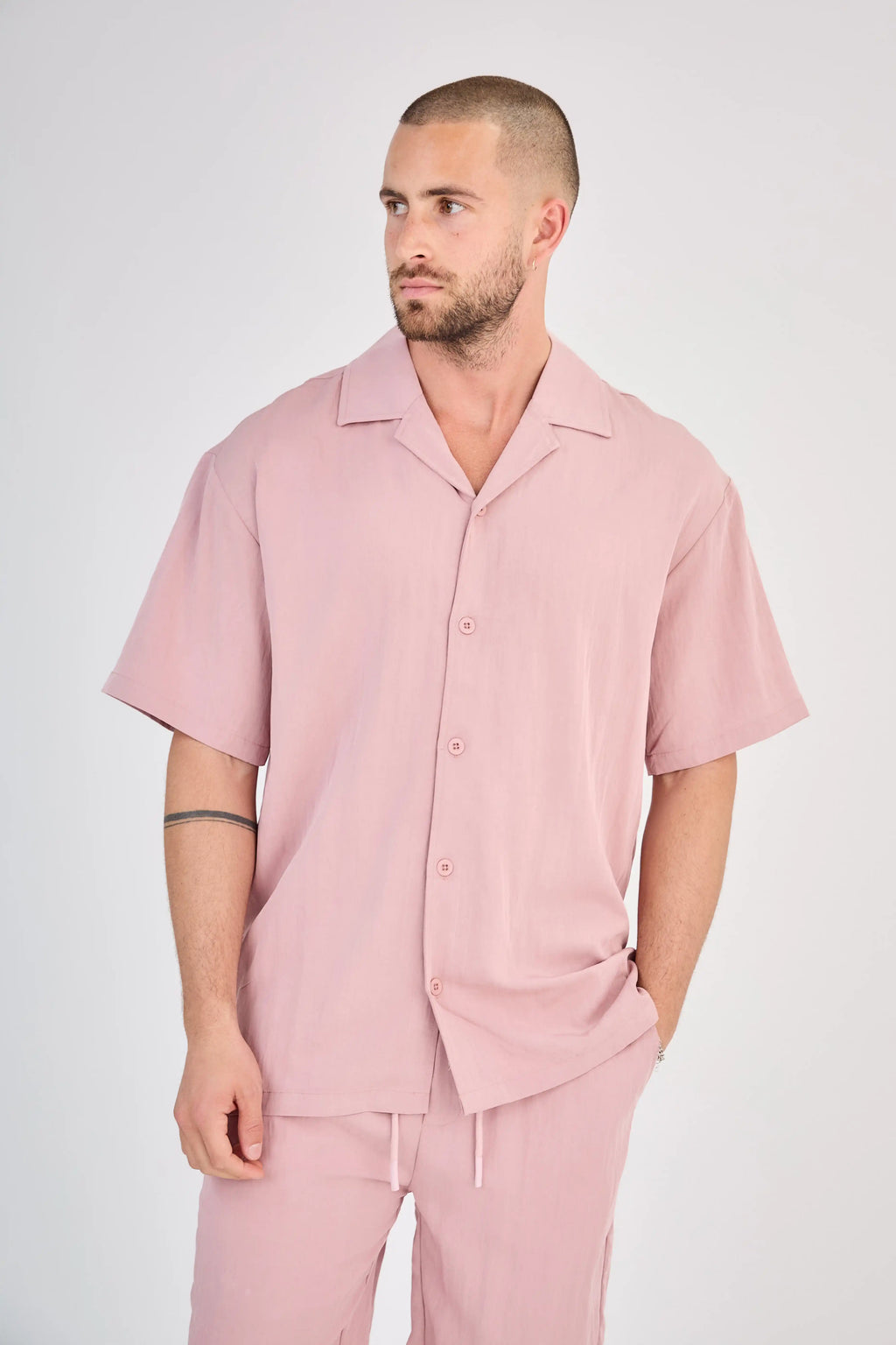 Ensemble Fluide Vieux Rose Short