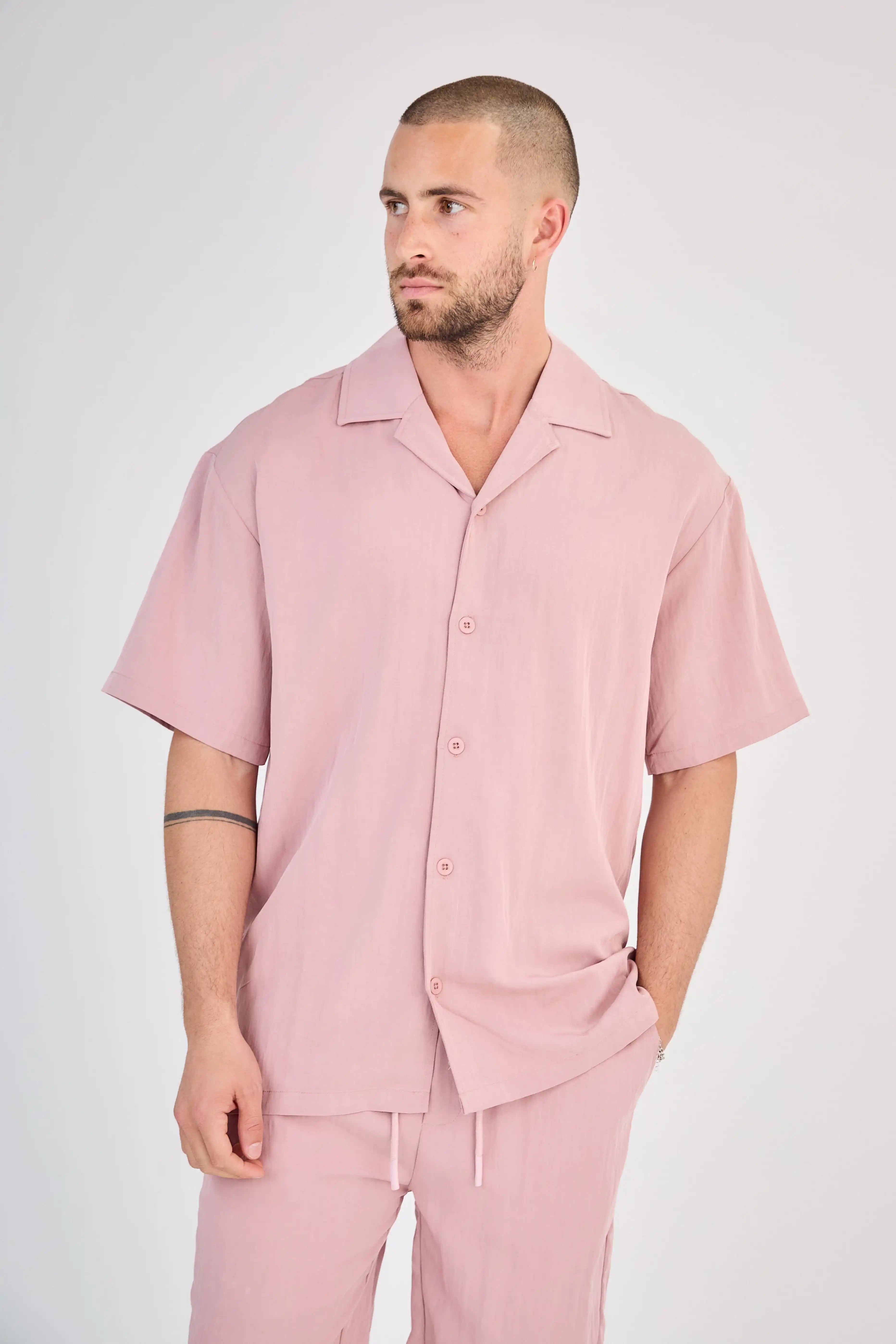 Ensemble Fluide Vieux Rose Short