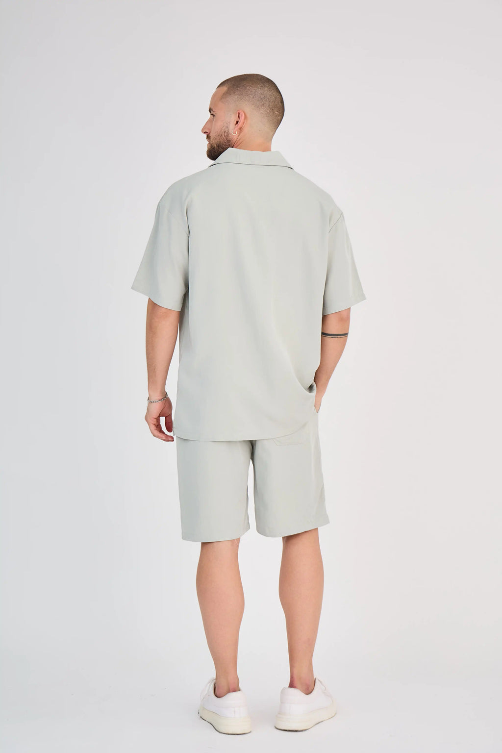 Ensemble Fluide Khaki Clair Short