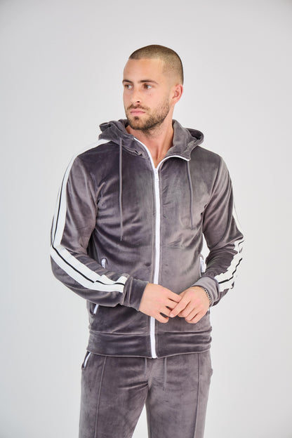 Velvet Zipped Set