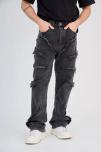 Black Jean Unstructured Couture