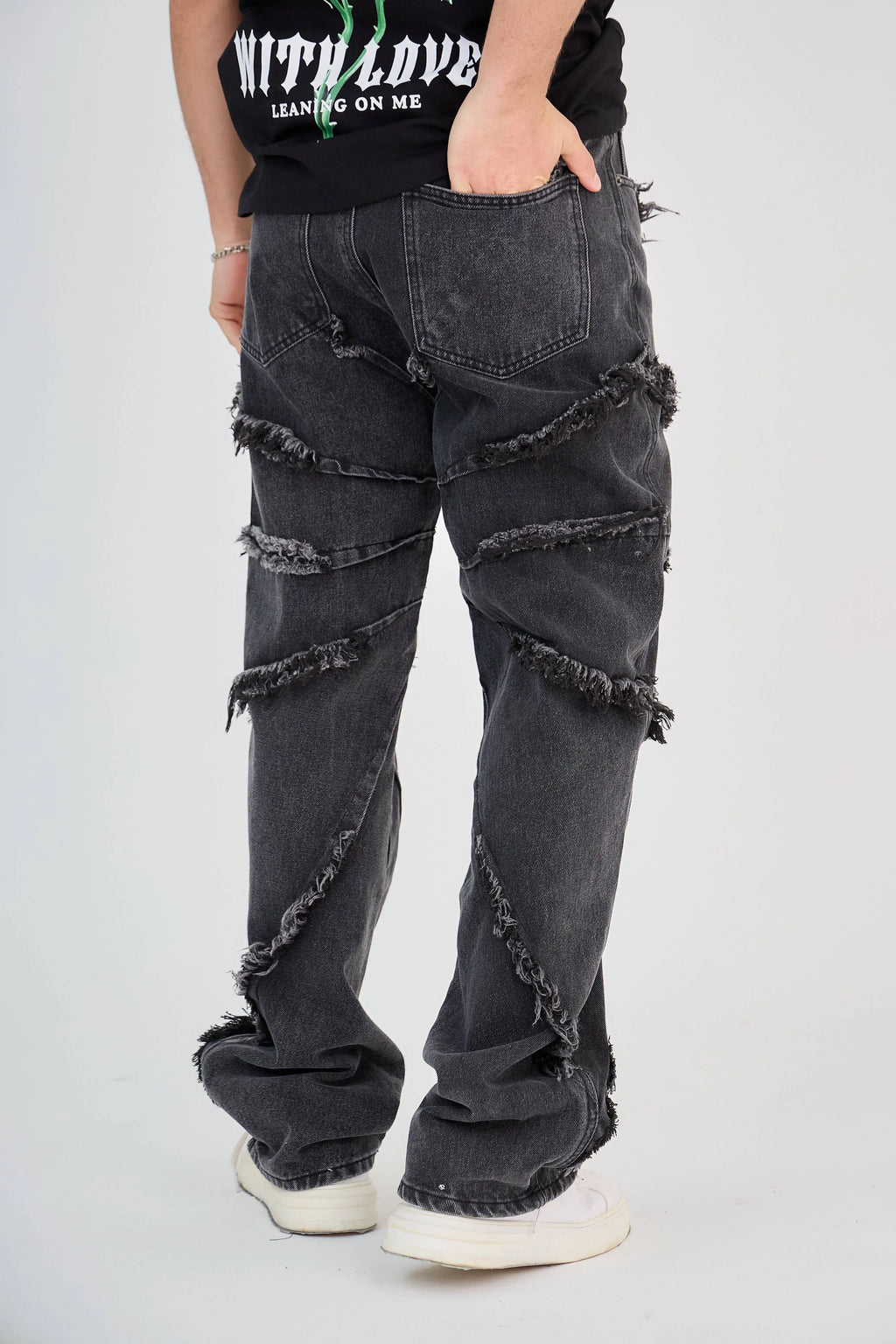 Jean Noir Couture Déstructurée