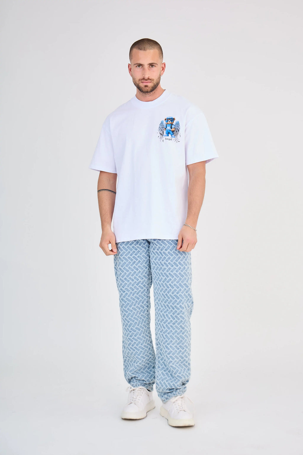 Jean Bleu Motif Répété