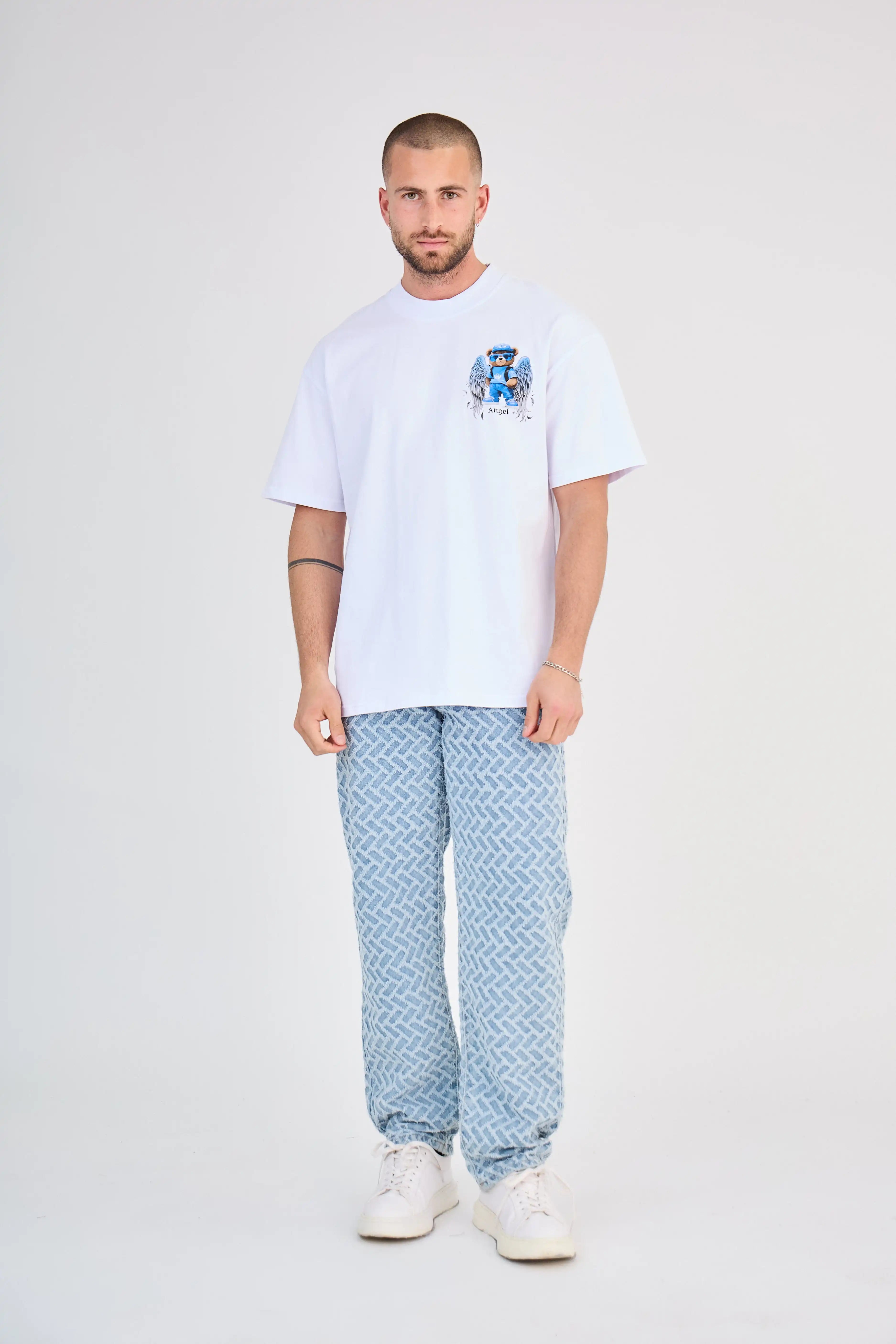 Jean Bleu Motif Répété