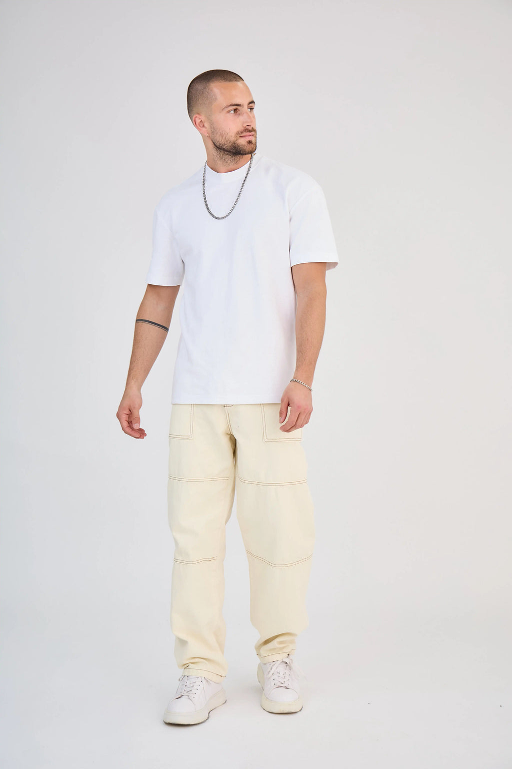 Jean Cargo Écru