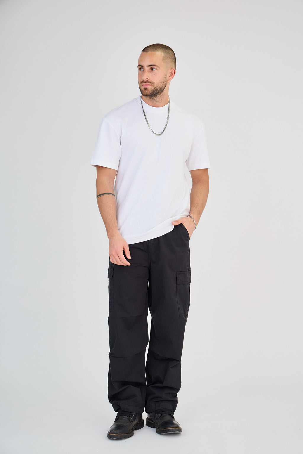 Pantalon Cargo Noir Classic