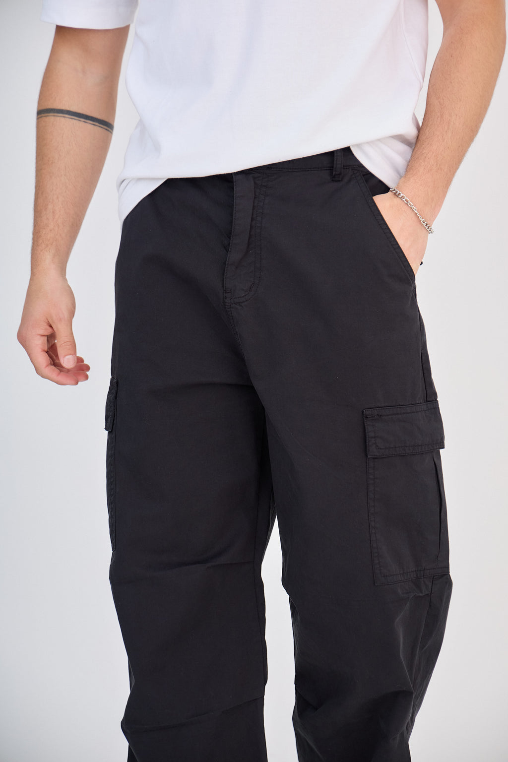 Pantalon Cargo Noir Classic