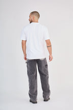 Black/Grey Two-Tone Cargo Jeans