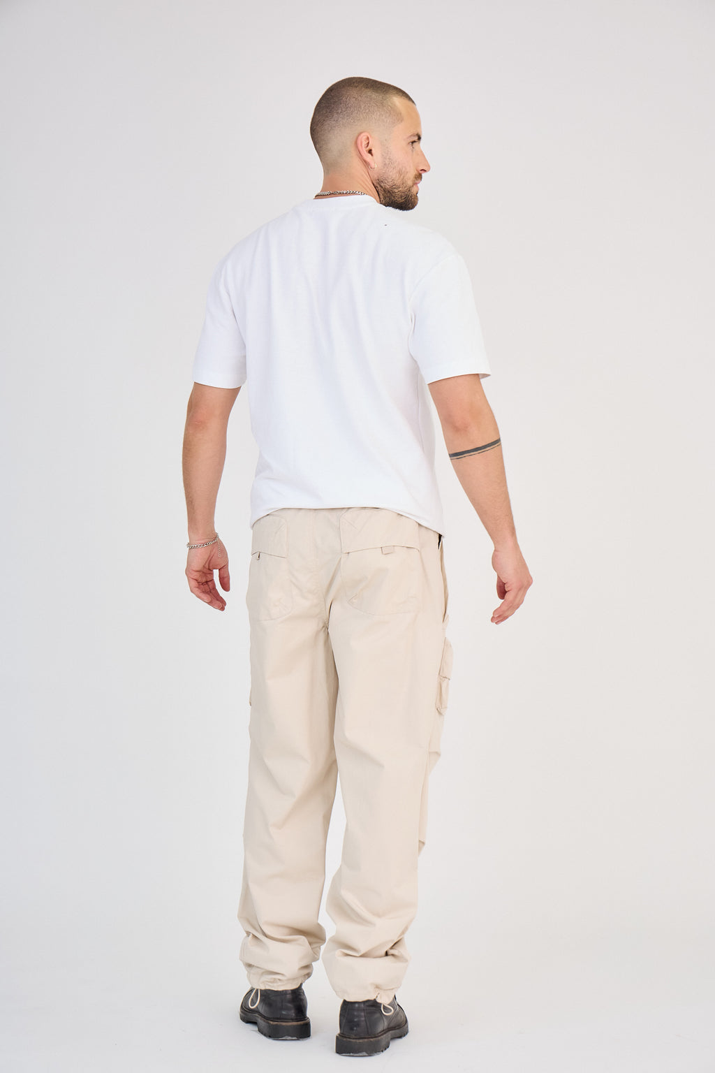 Pantalon Cargo Beige Multi-Poches