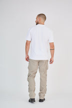 Multi-Pocket Sand Cargo Pants