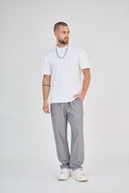 Grey flowing pants