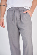 Grey flowing pants