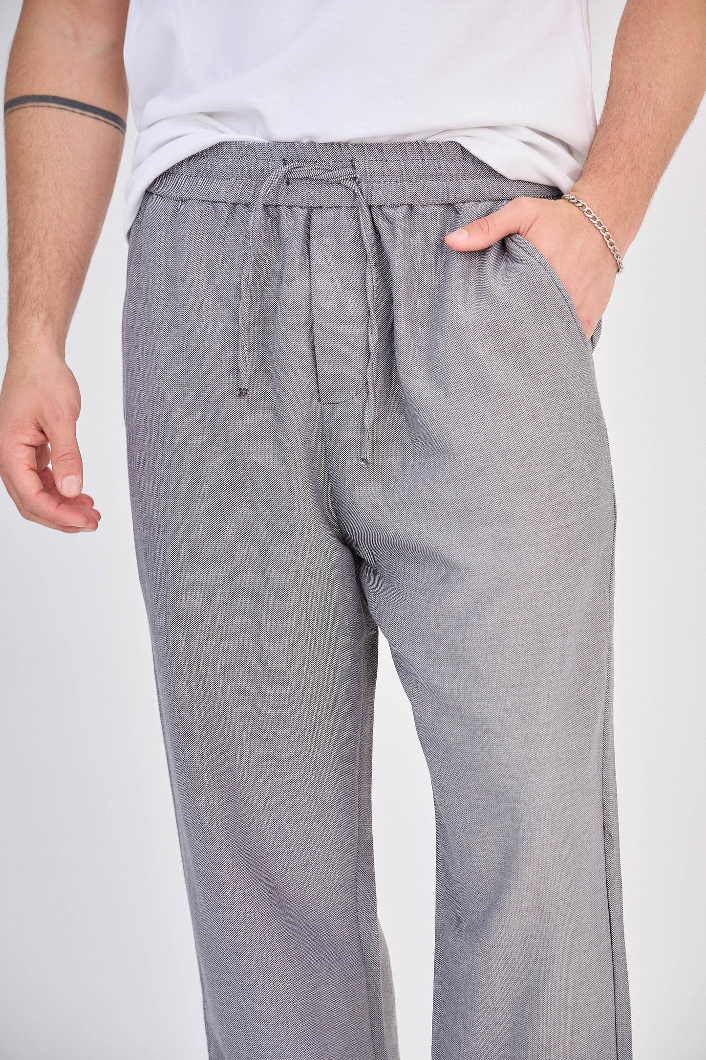 Pantalon fluide Gris