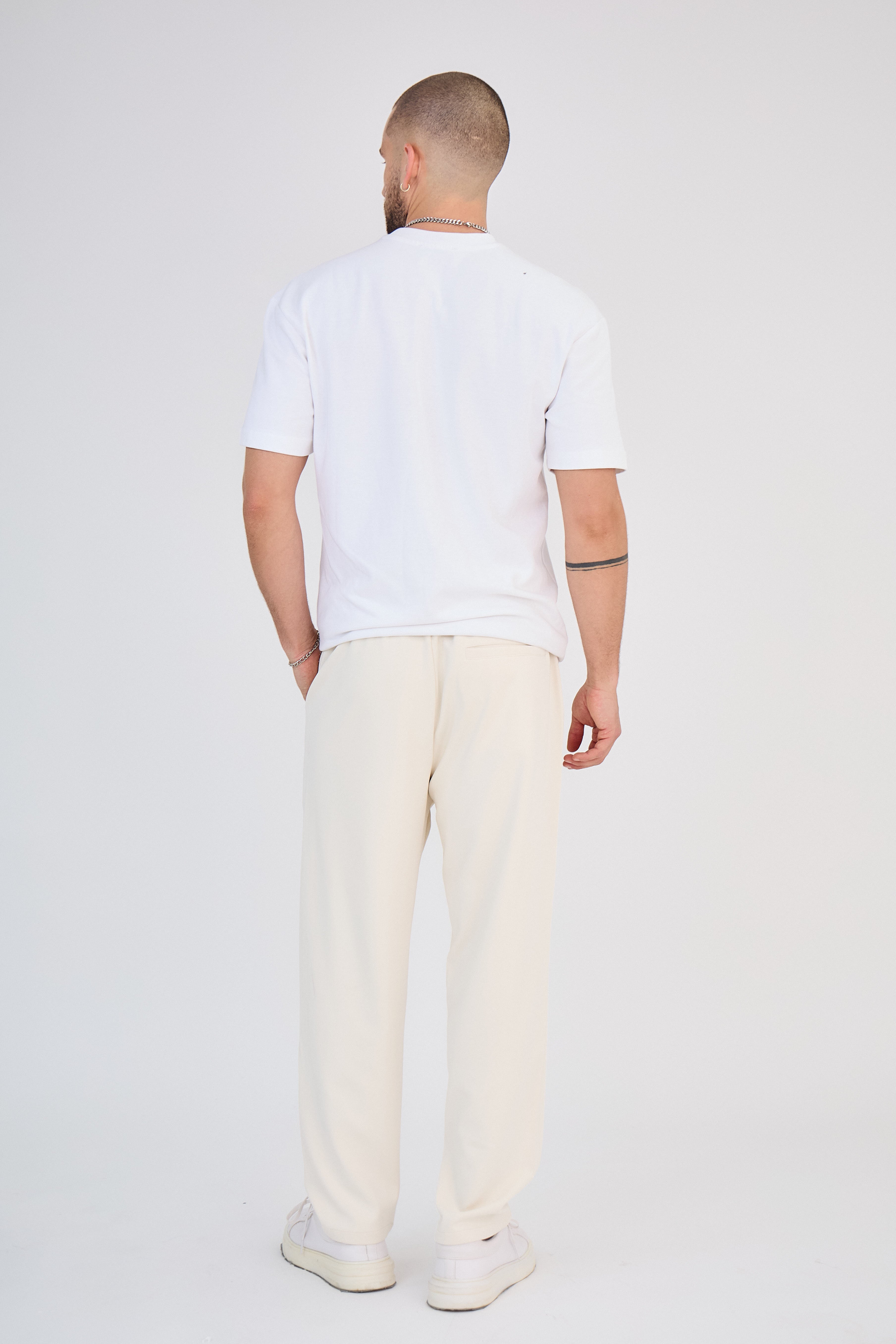 Ivory flowing pants