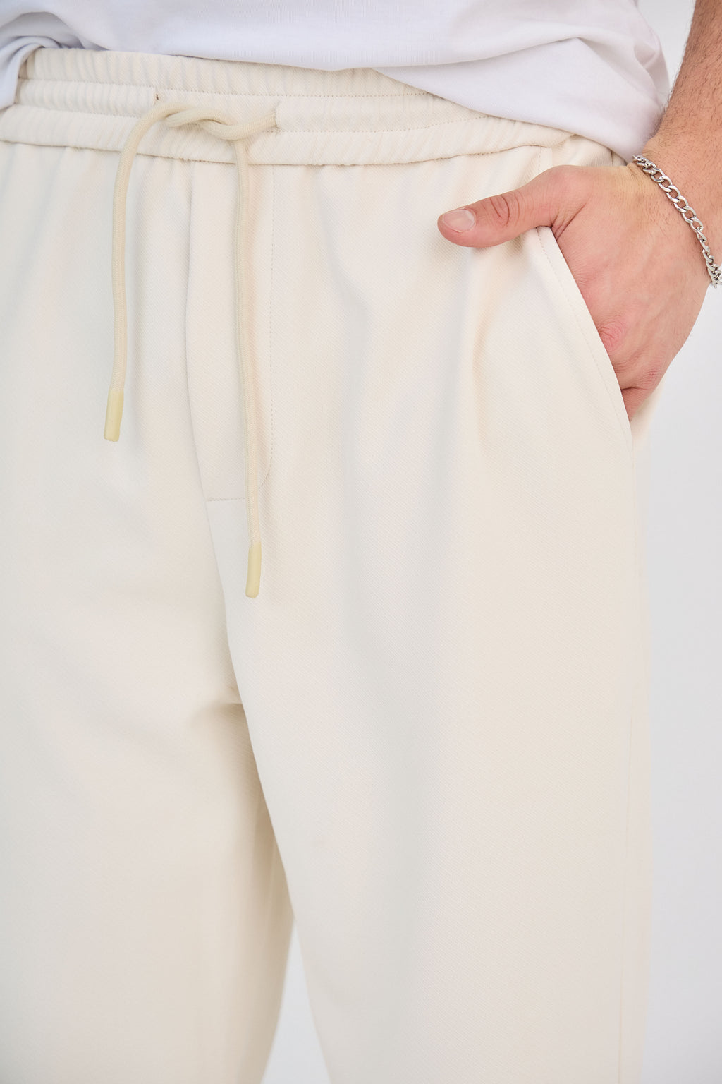 Ivory flowing pants