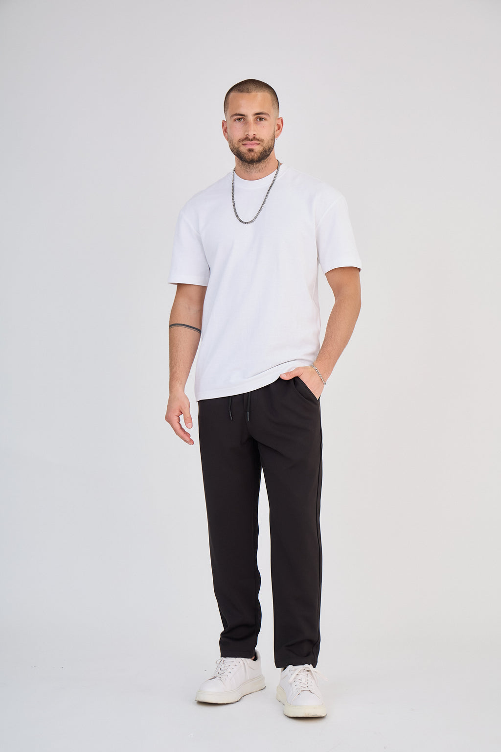Black flowing pants