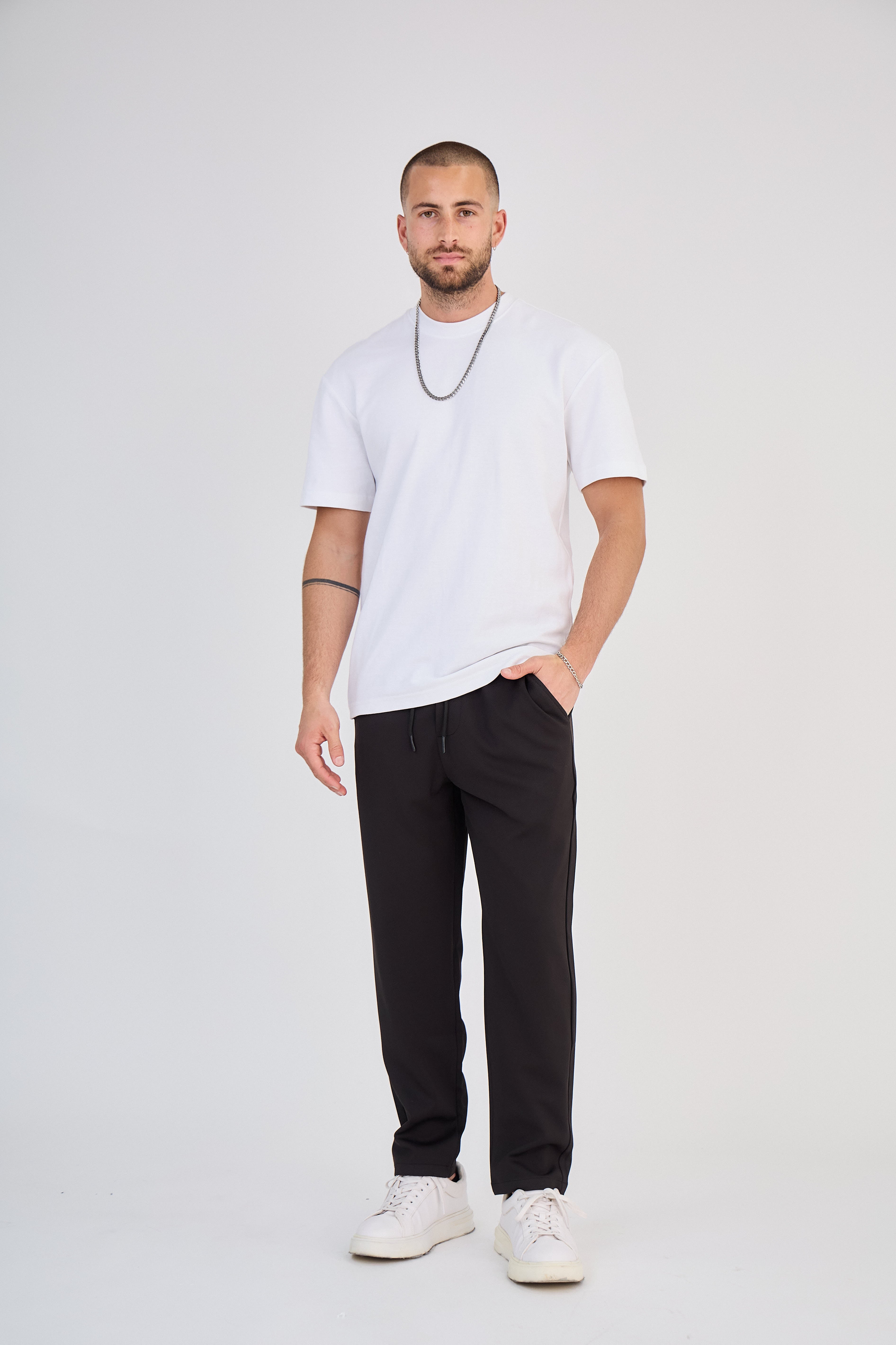 Black flowing pants