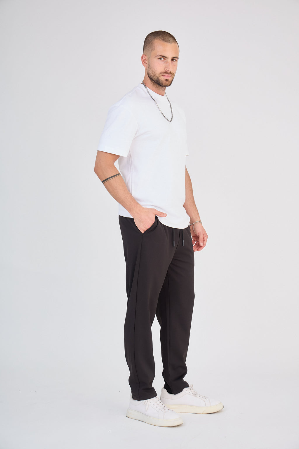 Black flowing pants