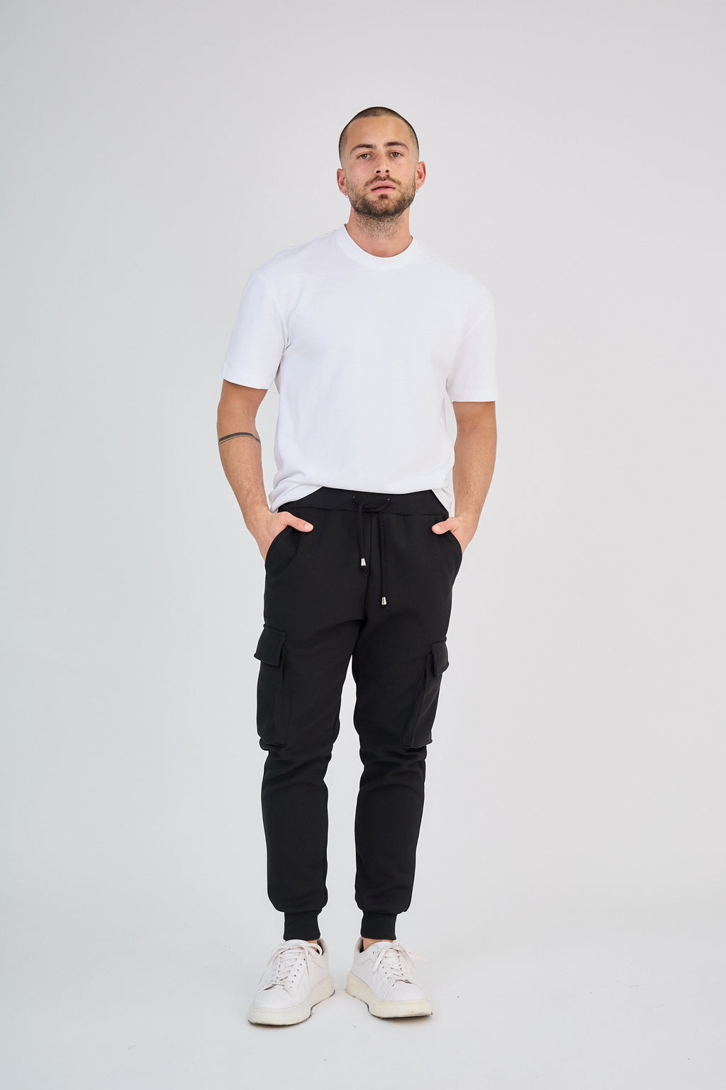 Pantalon Cargo Noir Classique
