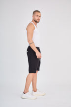 Short en Lin Noir